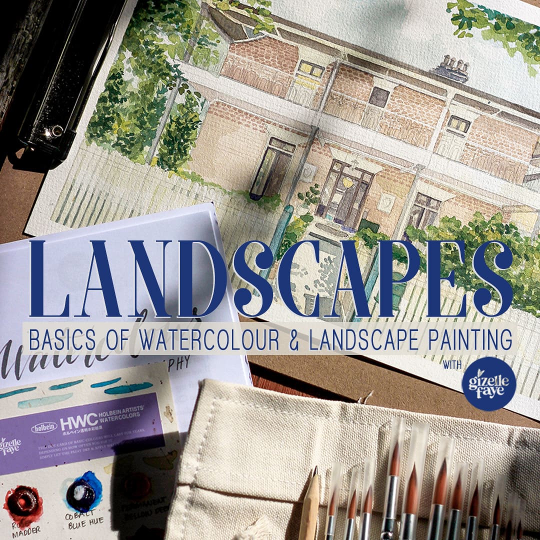 The Estate Camden_1080x1080_Watercolour Landscapes Workshop with Gizelle Faye Creative Studio